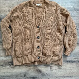 American Eagle Outfitters Tan Knit Sweater